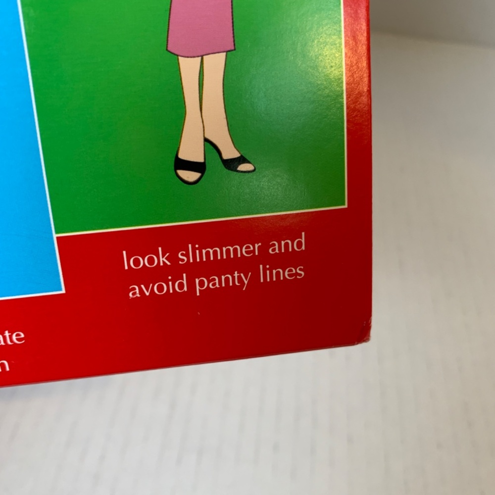 Spanx Sara Blakely Size C Black Footless Bodyshaping Pantyhose Extra Tummy NEW - Picture 8 of 14